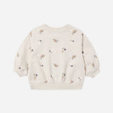 Oversized Crew Sweatshirt - Space