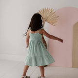 Harbour Blue Tiered Mini Dress