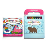 Unicorn Pals Carry-Along Coloring Book Set