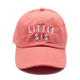 Little Sis Baseball Hat - Coral