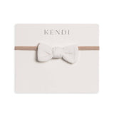 Coconut Dainty Bow Headband