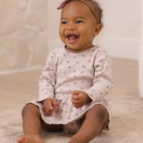 Pointelle Skirted Bodysuit - Heart Ditsy