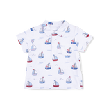 Bubbly Sailboats Polo + Short Set