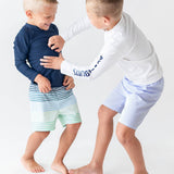 Long Sleeve Rash Guard - Navy