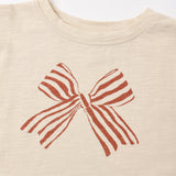Ruffle Long Sleeve Tee - Bow