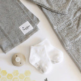 Cloud Solid Baby Crew Sock Pack