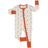 Longhorn Zipper Romper