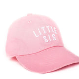 Little Sis Baseball Hat - Light Pink