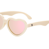 Sweet Cream Polarized Heart Sunglasses