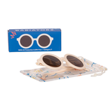Sweet Cream Euro Round Polarized Sunglasses