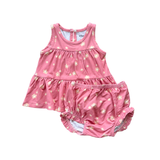 Desert Rose Flora Peplum Tank Set