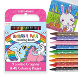 Unicorn Pals Carry-Along Coloring Book Set