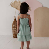 Harbour Blue Tiered Mini Dress