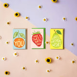 Sweet Strawberry Birthday Mini Card