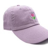Tiny Tulip Baseball Hat - Lilac