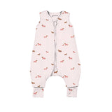 Girl Dog Footie Sleep Bag