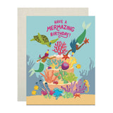 Mermazing Sea Life Birthday Card