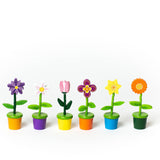 Flower Push Puppets