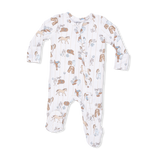 Cowboy Nursery Zipper Footie