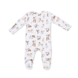 Cowboy Nursery Zipper Footie