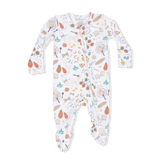 Pasta Lovers Zipper Footie