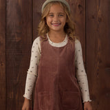 Ribbed Long Sleeve - Natural Ditsy