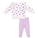 Violetta Floral Ruffle Sweatshirt + Legging