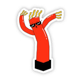 Wacky Inflatable Tube Sticker