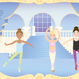 Sticker Dolly Dressing Ballerinas