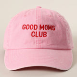 Good Moms Club Embroidered Baseball Cap