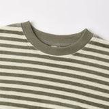 Velour Relaxed Sweatshirt - Spruce Stripe