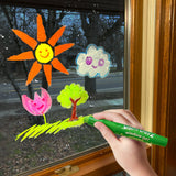 Rainy Dayz Window Gel Crayons Set