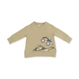 Camo Drop Sleeve Sweatshirt