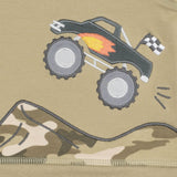 Camo Drop Sleeve Sweatshirt