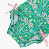 Long Sleeve One Piece Swimsuit - Coconut Cabana