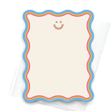 Wavy Die Cut Miss Ya Notecard