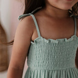 Harbour Blue Tiered Mini Dress