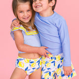 Long Sleeve Rash Guard - Periwinkle Blue