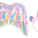 Unicorn Wings & Headband Set