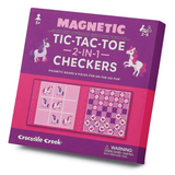 Unicorn Magnetic Tic Tac Toe & Checkers