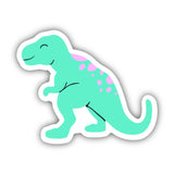 Green T-Rex Dinosaur Sticker
