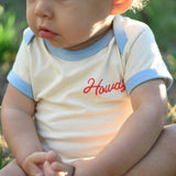 Howdy Vintage Ringer Onesie