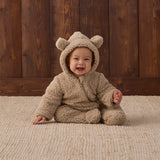 Bear Jumpsuit - Latte