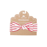 Stripe Vintage Red Headband