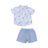 Nautical Notebook Polo + Short Set