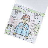 On Safari Carry-Along Coloring Book Set