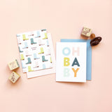 Oh Baby Colorblock Baby Card