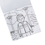On Safari Carry-Along Coloring Book Set