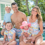 Long Sleeve Rash Guard - Blue Breeze