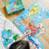 World Map Floor Puzzle